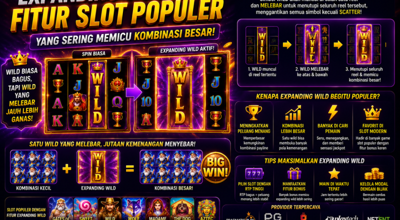 Expanding Wild: Fitur Slot Populer yang Sering Memicu Kombinasi Besar