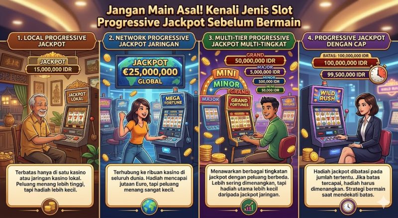 Jangan Main Asal! Kenali Jenis Slot Progressive Jackpot Sebelum Bermain