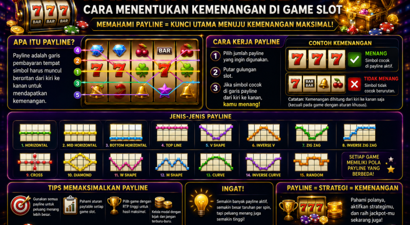 Rahasia Payline: Cara Menentukan Kemenangan di Game Slot