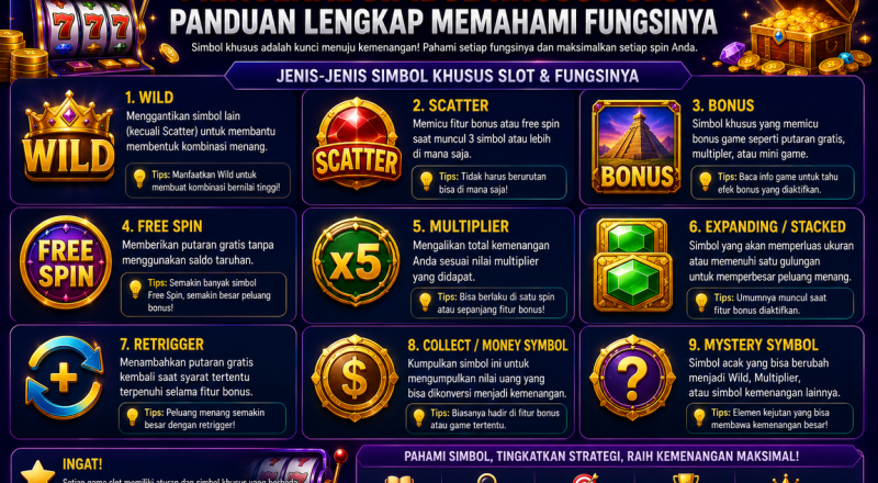 Mengenal Simbol Khusus Slot: Panduan Lengkap Memahami Fungsinya